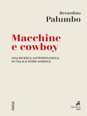 cover image of Macchine e cowboy